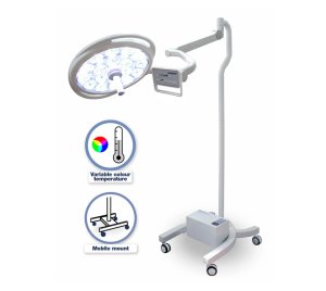 Single-Head Mobile Operating Theatre Light with Integrated Camera Options and Excellent Shadow Dilution
