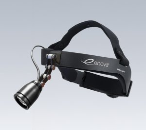 Cordless LED Surgical Headlight with Center-Balanced Optics and Clear Spot Definition for Close-Range Procedural Demands