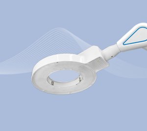 Tunable White Medical Exam Light with Magnification Lens for Dermatological Assessment