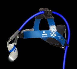 High-Intensity Fiber Optic Surgical Headlight with ACMI Port Connectivity Across Multiple Surgical Platforms