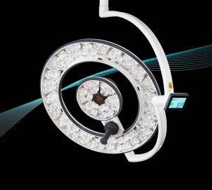 High CRI LED Surgical Light with Shadowless Optical Platform, Variable Color Temperature, Low Turbulence Intensity