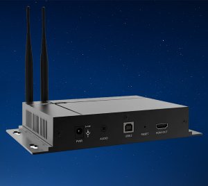 Quad-Core 1.2 GHz Multimedia Player with WLAN Access Point and Wired Gigabit Ethernet Connectivity