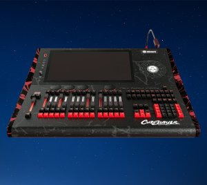 RGB and CMY Color Mixing Console with Art-Net and DMX Output Control for Large Multi-Channel Professional Lighting Setups