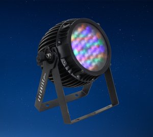 RGBAW LED PAR Can Light with Built-In Wireless DMX Receiver, 32-Bit Dimming, and Flicker-Free Driver