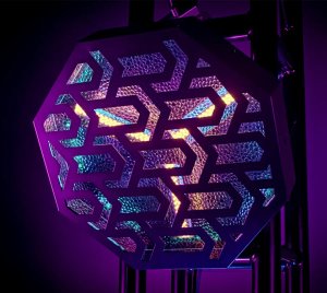 LED Blinder with Retro Amber Warm White Lighting and RGB Aura Effects for Immersive Stage Design