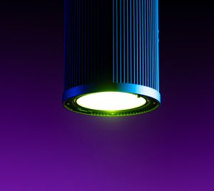 Full Color RGBAL LED Pendant Light with Multi-Channel DMX Control for Theatrical, Retail, and Hospitality Lighting