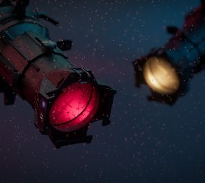 High-CRI Warm White LED Profile Spot with Adjustable Strobe Effects for Theater and Event Lighting