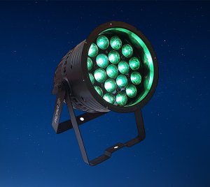 RGBW LED PAR Can Lights with Built-In Color/Chase/Zoom Macros for DMX-Controlled Productions