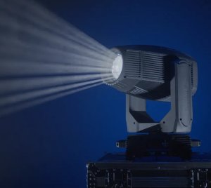 Outdoor LED Moving Head Profile Light with CMY + CTO Color Mixing, Motorized Iris, Strobe Effects