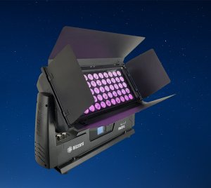 Outdoor RGBW LED Wall Wash Light with DMX Control, Smooth Color Mixing, User-Selectable Dimming Curves