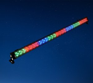 1-Meter LED Pixel Bar with RGB Color Mixing, Individual Segment Control, and Flicker-Free Drivers