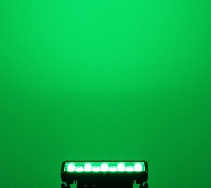 Linear RGB LED Wash Light with Multiple DMX Channels, Strobe Effects, and Variable Electronic Dimmer