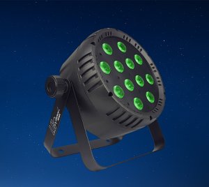 RGBA LED PAR Can Light with Sound Active Mode, Built-In Chase Effects, Strobe Functionality