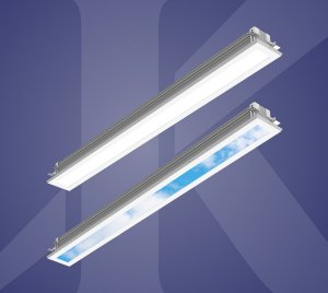 Static and Tunable White Recessed Linear LED Slot Light for Behavioral Health and Transportation Spaces