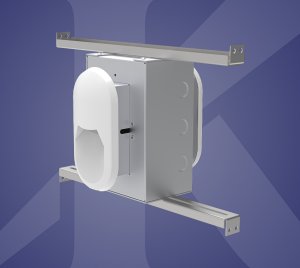 Behavioral Health Thru-the-Wall Nightlight with Ligature-Resistant Trim, 0-10V Dimming, Anti-Pixelation Film