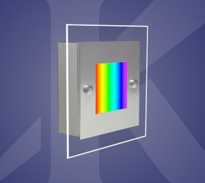 RGBW Square MRI Surface Mount Wall Sconce with DMX Control for Patient-Centric Color Effects