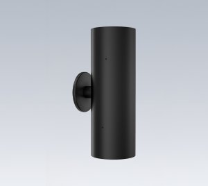 Indirect/Direct Outdoor LED Wall Light with Integral 120V-277V Driver and Dimmable Low Voltage Magnetic Control