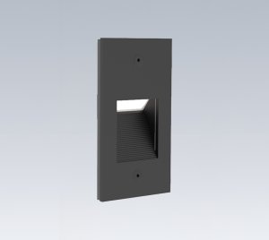 Exterior Step and Pathway LED Light with Rectangular Faceplate and 0-10V Dimming for Wet Location Applications