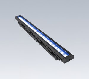 Linear Static White and Color LED Wall Washing and Grazing Light with DMX512 Control and 0-10V Dimming