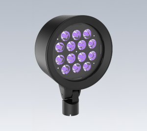 DMX512 LED Floodlight with Dynamic RGBW Color Mixing for Architectural Façade Lighting Projects