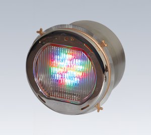 Submersible Fountain Light with RGBW and Monochromatic LED Options (White, Amber, Red, Blue, Green) for Color Flexibility