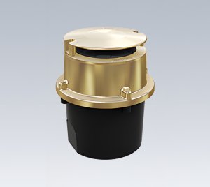 In-Grade LED Marker Light with IP68 Submersible Rating and 0-10V Dimming for Water-Exposed Surfaces