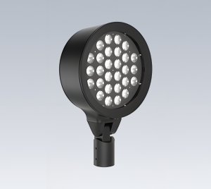 Static White LED Floodlight with 18,000 Lumens, MVOLT, 347V, 480V Voltage Options, 0-10V and Reverse Phase Dimming