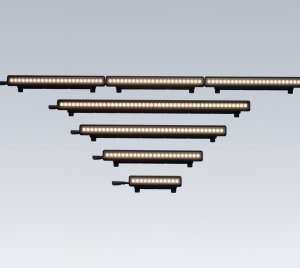 Linear LED Floodlights for Architectural Lighting, Wall Washing and Grazing with DALI and DMX/RDM Control