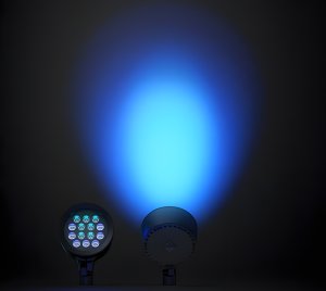 RGBW LED Flame Floodlight with DMX512 Controlled Dynamic Color Mixing for Smooth Accent Gradients