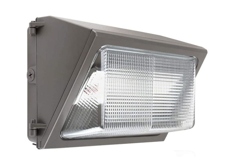 DLC ETL FCC Listed 30W to 120W Traditional LED Wall Pack Light with Glass Refractor
