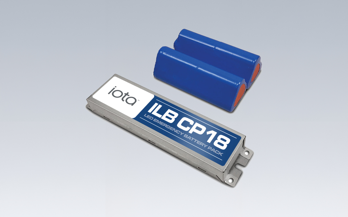 18W Constant Power LED Emergency Driver with Universal Voltage Input for Class 2 Forward Voltage LED Arrays