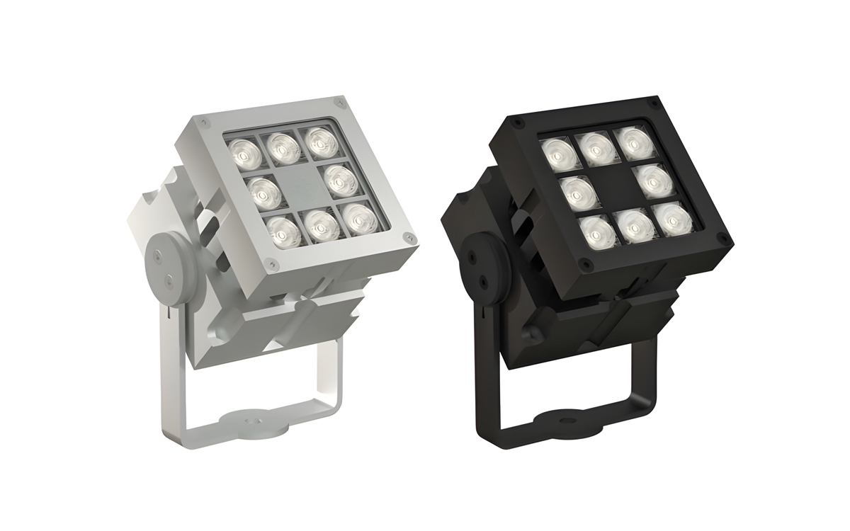 20W Outdoor LED Flood Light with DALI Dimming for Landscape, Façade, and Accent Lighting