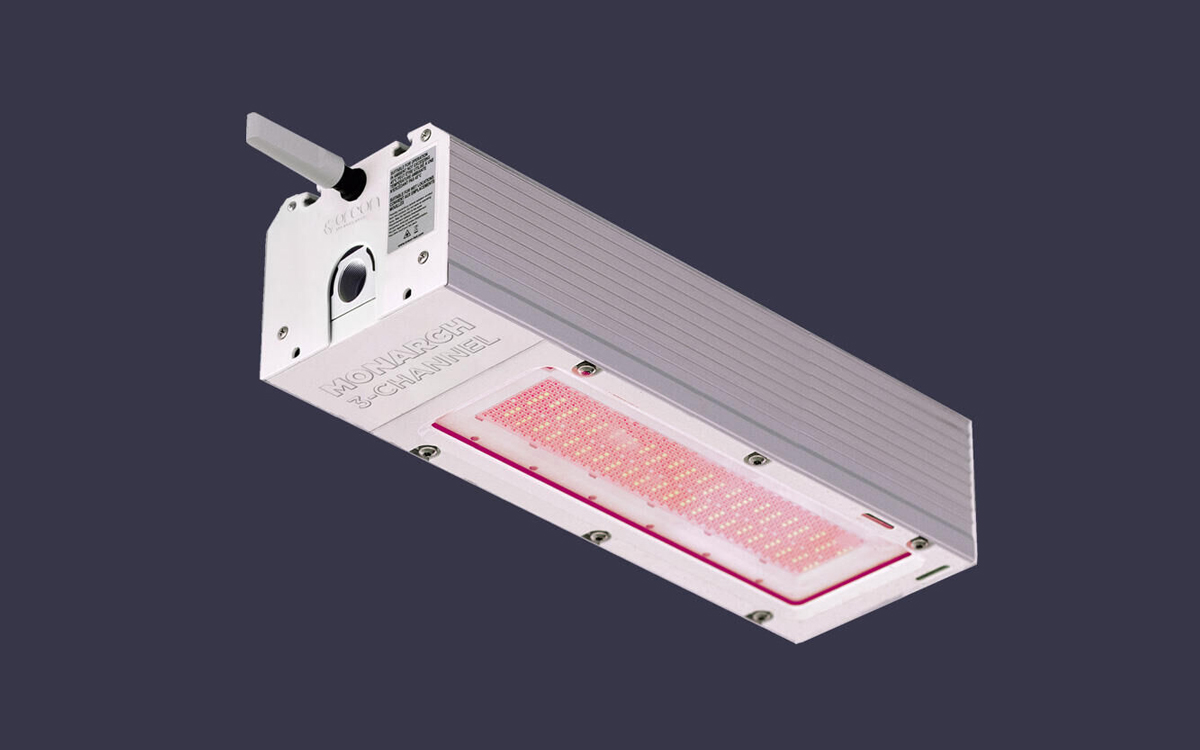 3-Channel Dynamic LED Grow Light with Individually Dimmable Spectral Control for Horticulture