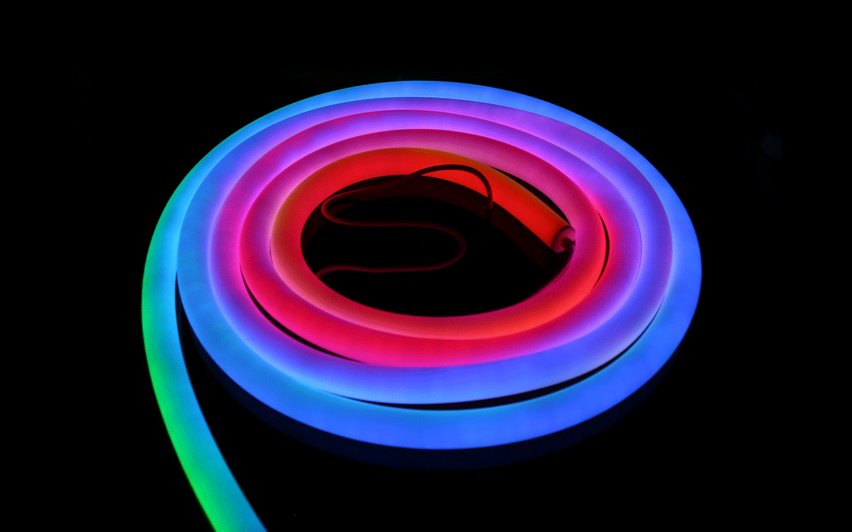 360° LED Neon Strip with UCS2904 Pixel IC for Outdoor and Indoor Creative Lighting Effects