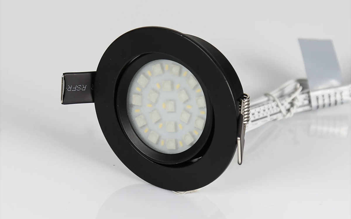 4-in-1 Recessed RGBW Swivel LED Puck Light with RGB + 6500K White and High CRI Output