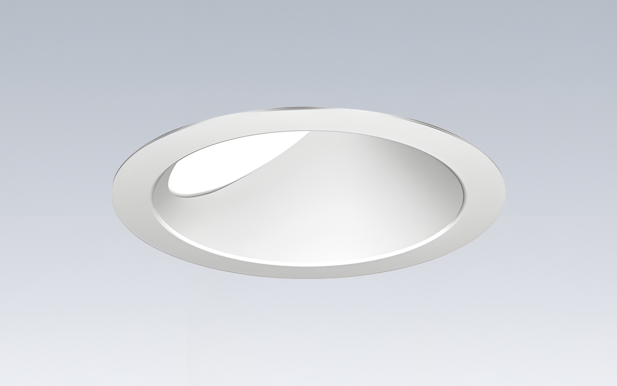 4-Inch Round LED Wall Wash Downlight with Tunable White and RGBW Color Control