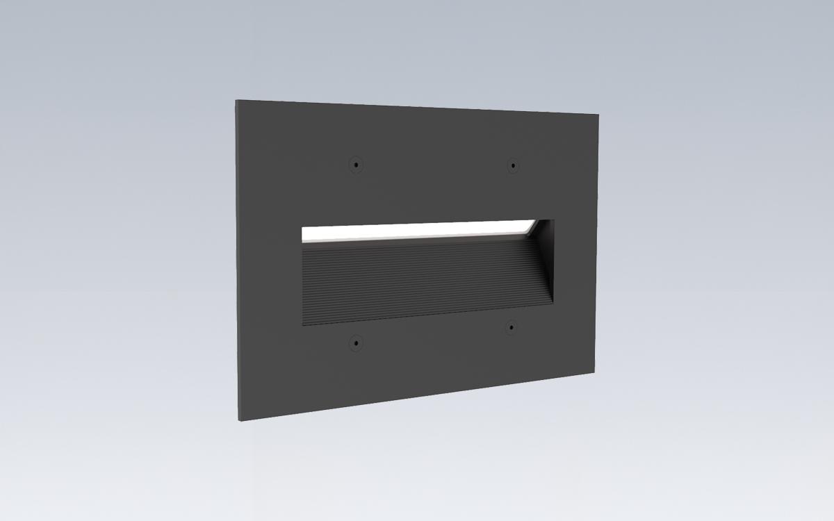 6-Inch Long Aperture Exterior Step and Pathway LED Light with 0-10V Dimming for Wet Locations