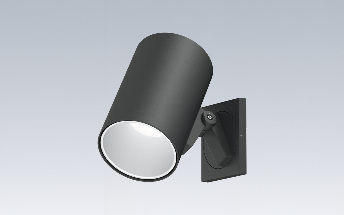 6-Inch Round Adjustable Wall Mount Cylinder Light with DALI, DMX, and 0–10V Dimming for Intelligent Control Networks