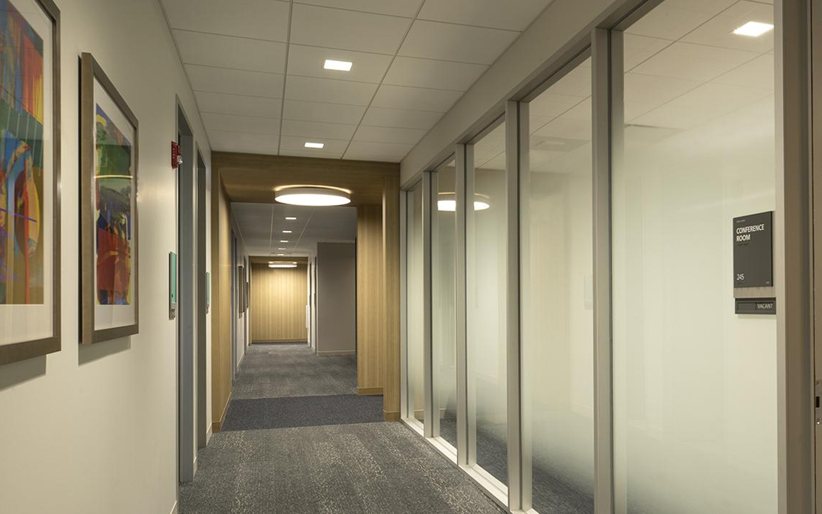 6 Inch Square Trim LED Downlight with Lutron, DALI, and DMX Dimming Control Capabilities for Indoor or Outdoor Use