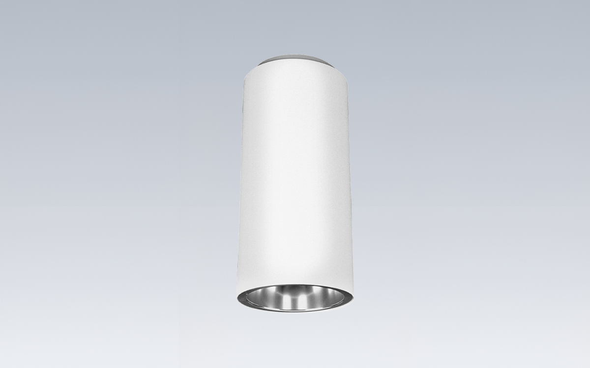 8-Inch Round Surface Mount Dimmable LED Cylinder Light with Multiple Driver Options Including 0-10V, DALI, DMX, and Forward Phase Control