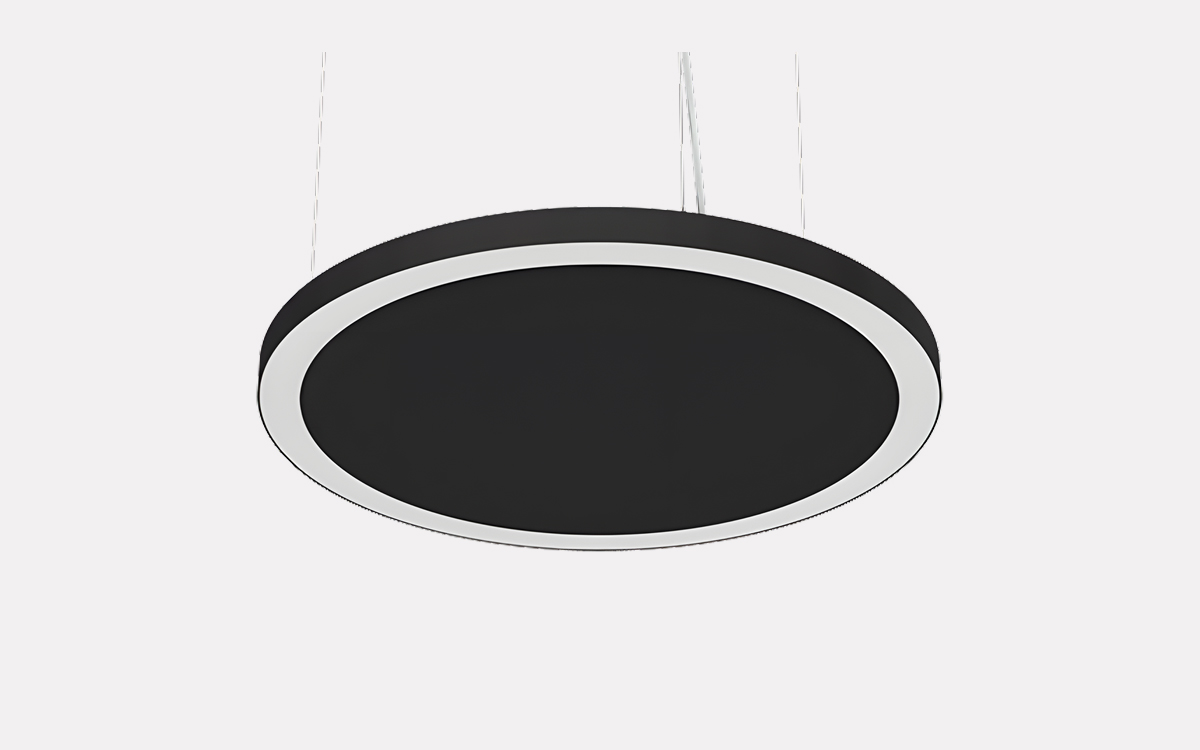 Acoustic Pendant Light with PET Sound-Absorbing Panels and Human Centric Light Design Principles