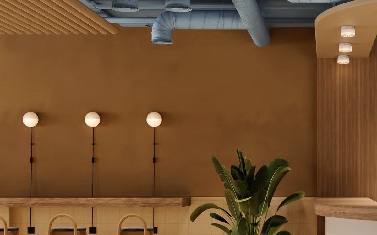 ADA Compliant Lunar Globe Wall Light with Corded Plug-in Installation and Half-Lit Design