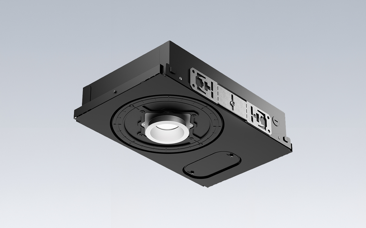 Adjustable and Fixed LED Downlight with Airtight Housing, Wet Location Compliance, and Trim Lens Adaptability for Exterior and Interior Spaces