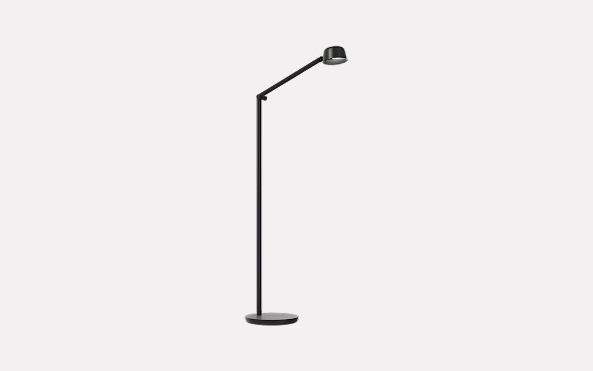 Adjustable LED Floor Lamp with Seamless 3-Way Movement and D2W Dimming