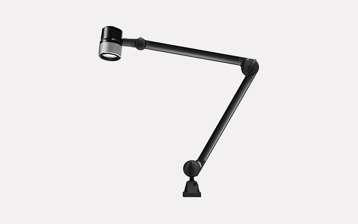 Adjustable LED Work Light with Pivoting Head for Machine Task Lighting