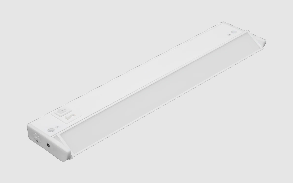 Adjustable Pivoting LED Under Cabinet Light Fixture with Multiple Color Temperature Options