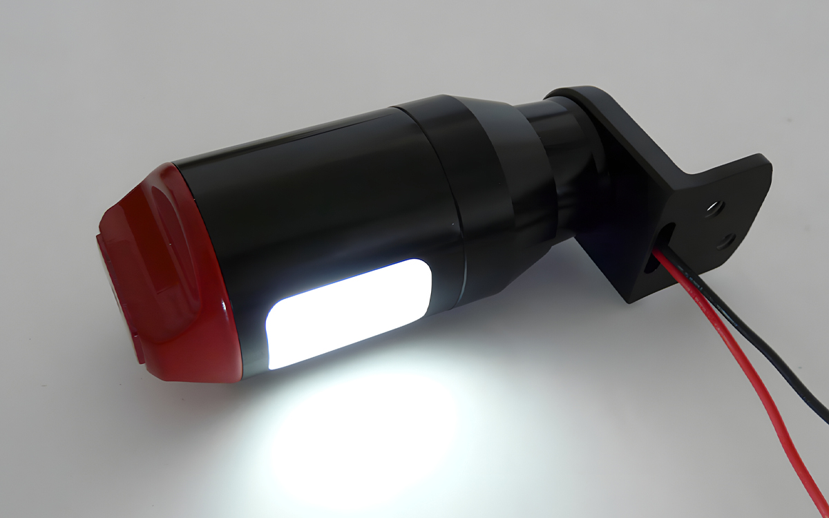 Aircraft LED Cockpit Light with 360° Rotation and Dimming Control
