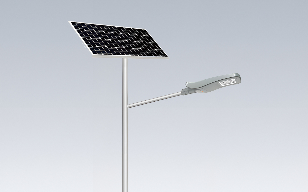 All-in-Two Solar Street Light with Intelligent Control System and Adaptive Battery Management