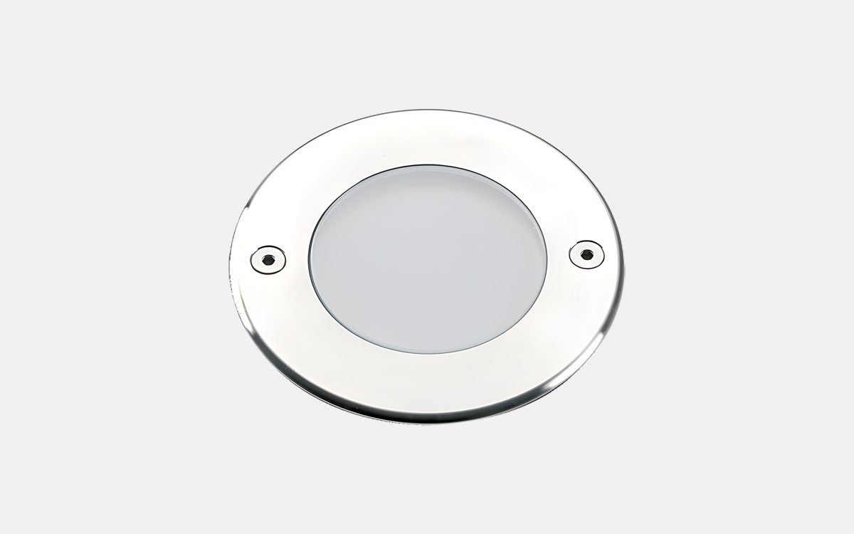 All-Weather LED Fixture for Recessed Outdoor Lighting in Urban and Commercial Settings
