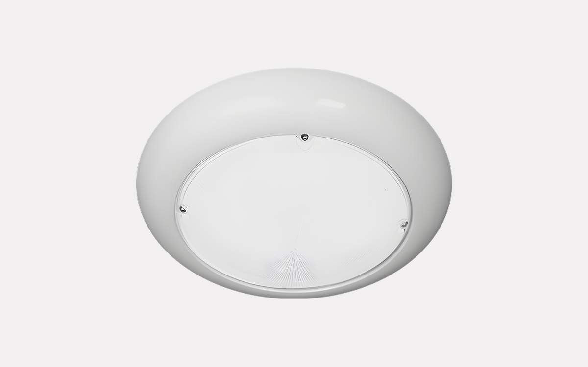 Anti-Ligature IK10 Vandal-Proof LED Ceiling and Wall Luminaire for Secure Mental Health and Correctional Facilities